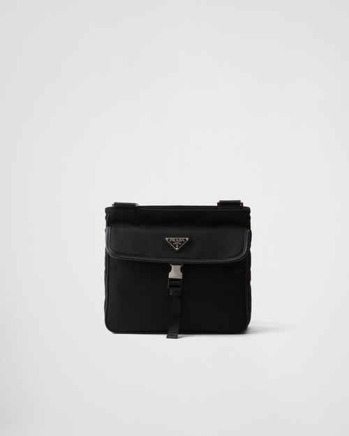 PR-DA2 Sac porté épaule en Re-Nylon et cuir Saffiano v8 - vue 1
