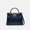 Hermès Sac Kelly 32 Bleu