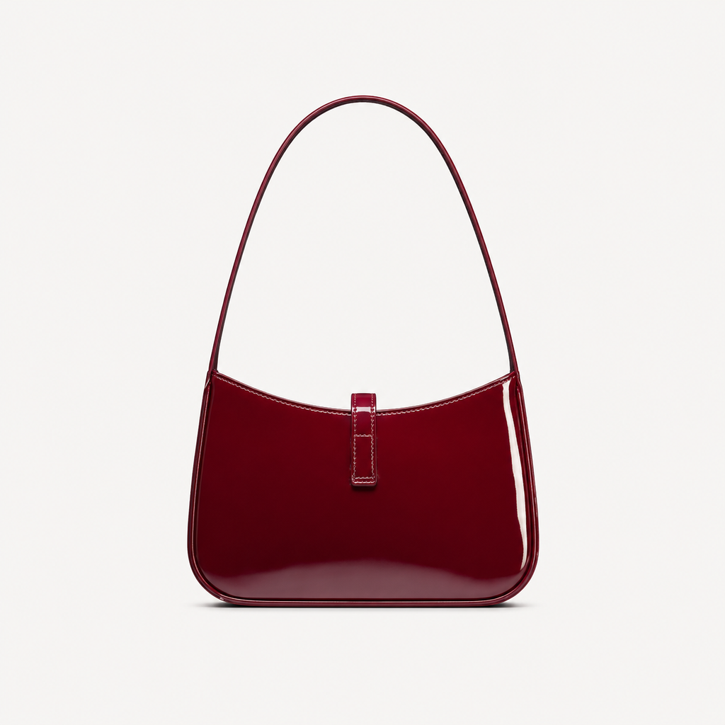 Saint Laurent Sac Le 5 à 7 Mini Verni Rouge