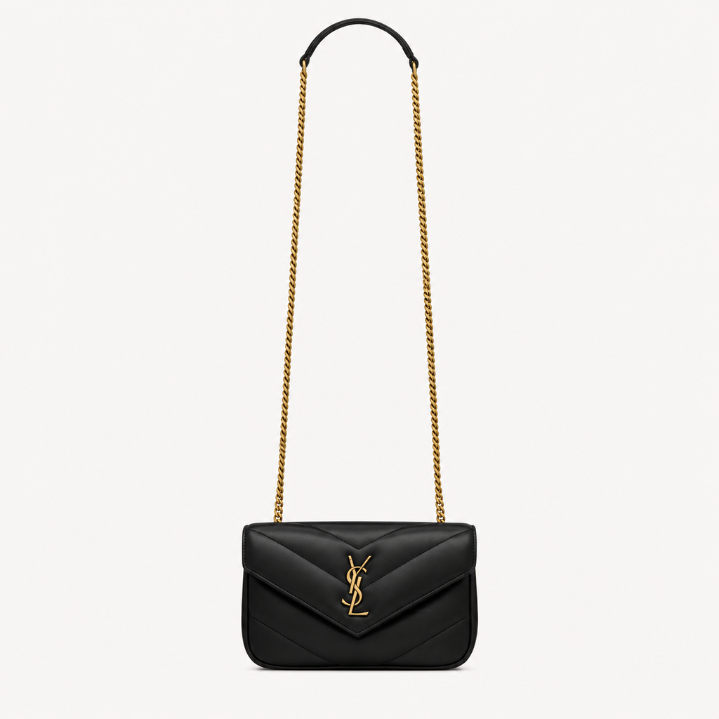 Saint Laurent Sac Loulou Mini Noir