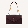 Saint Laurent Sac Loulou Small Matelassé Noir