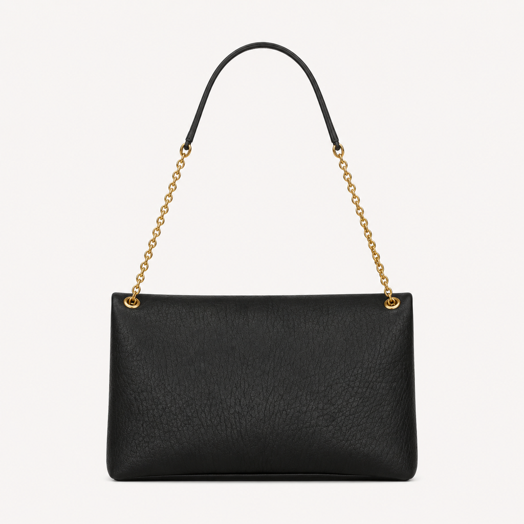 Saint Laurent Sac Cassandre Large à Chaîne Noir