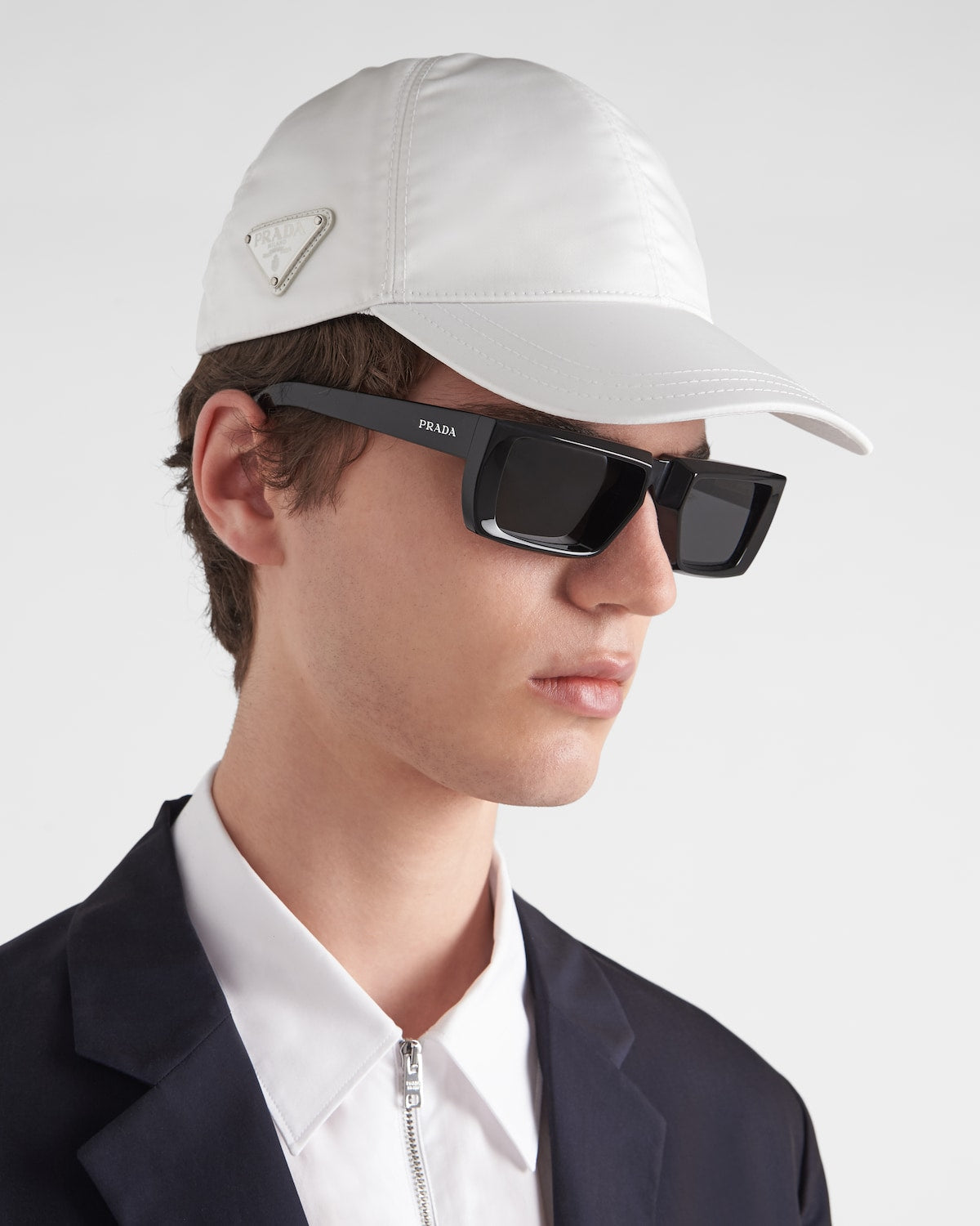PR-DA Casquette Baseball Re-Nylon Blanc - vue 2