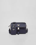 PR-DA2 Sac porté épaule en Re-Nylon et cuir Saffiano v2 - vue 1