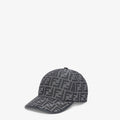 FD Casquette de baseball en tissu jacquard FF bleu