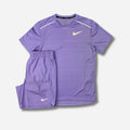 NK RUNNING Ensemble short/t-shirt running Lila