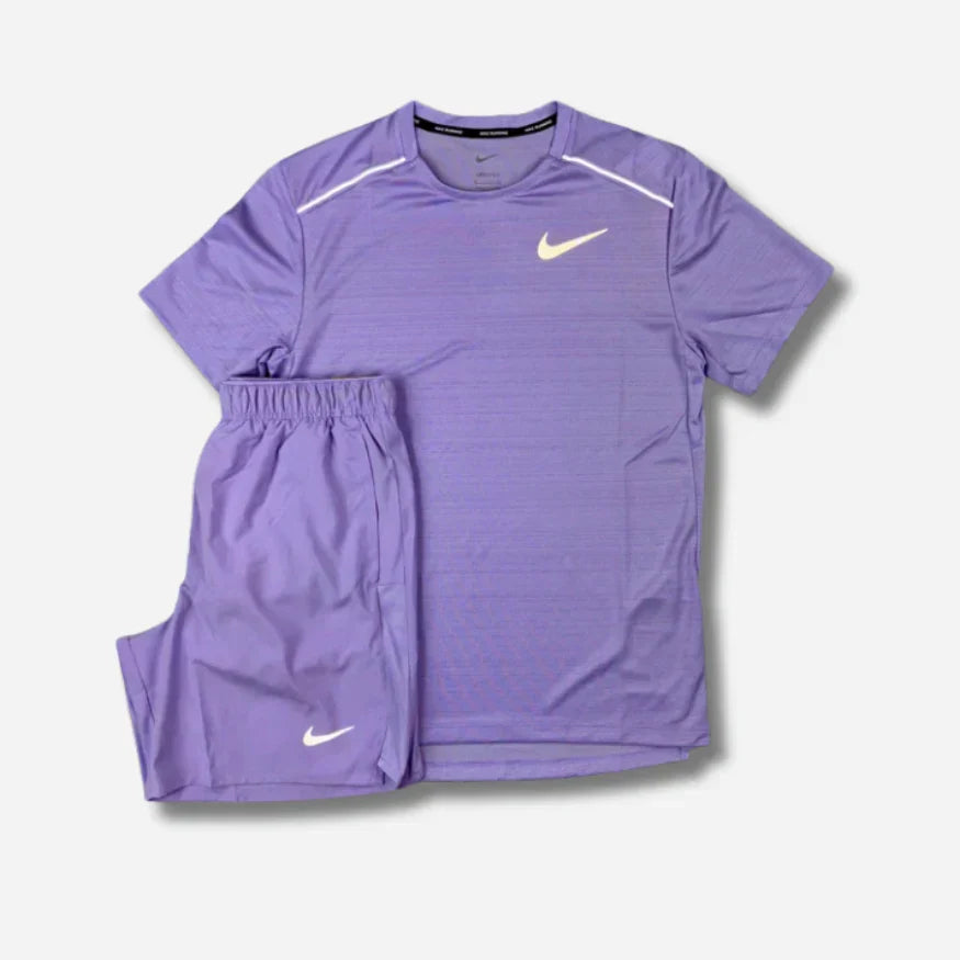 NK RUNNING Ensemble short/t-shirt running Lila