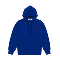 Comme des Garcons Play Big Black Heart Zip Up Hoodie Navy
