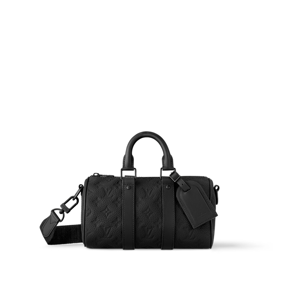 LV-TN2 Sac Keepall Bandoulière 25 Noir Cuir - vue 1