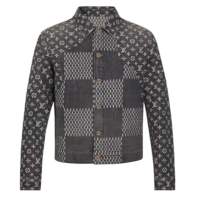 LV-TN Veste Jean Damier Waves Monogramme - vue 1