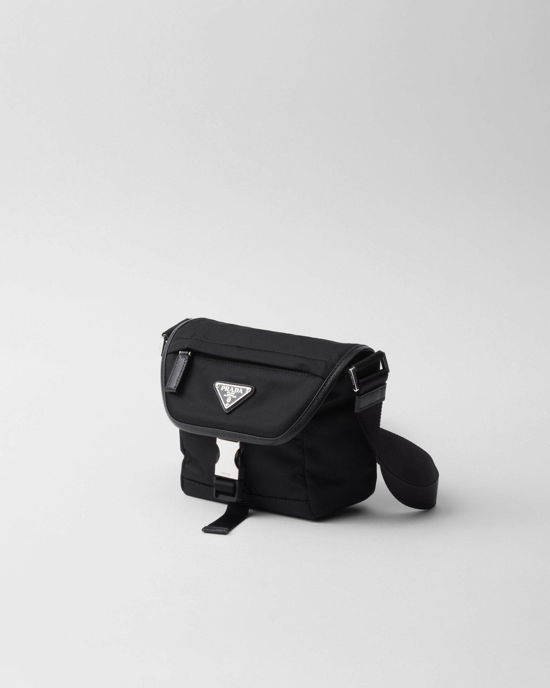 PR-DA2 Sac porté épaule en Re-Nylon et cuir Saffiano v5 - vue 2