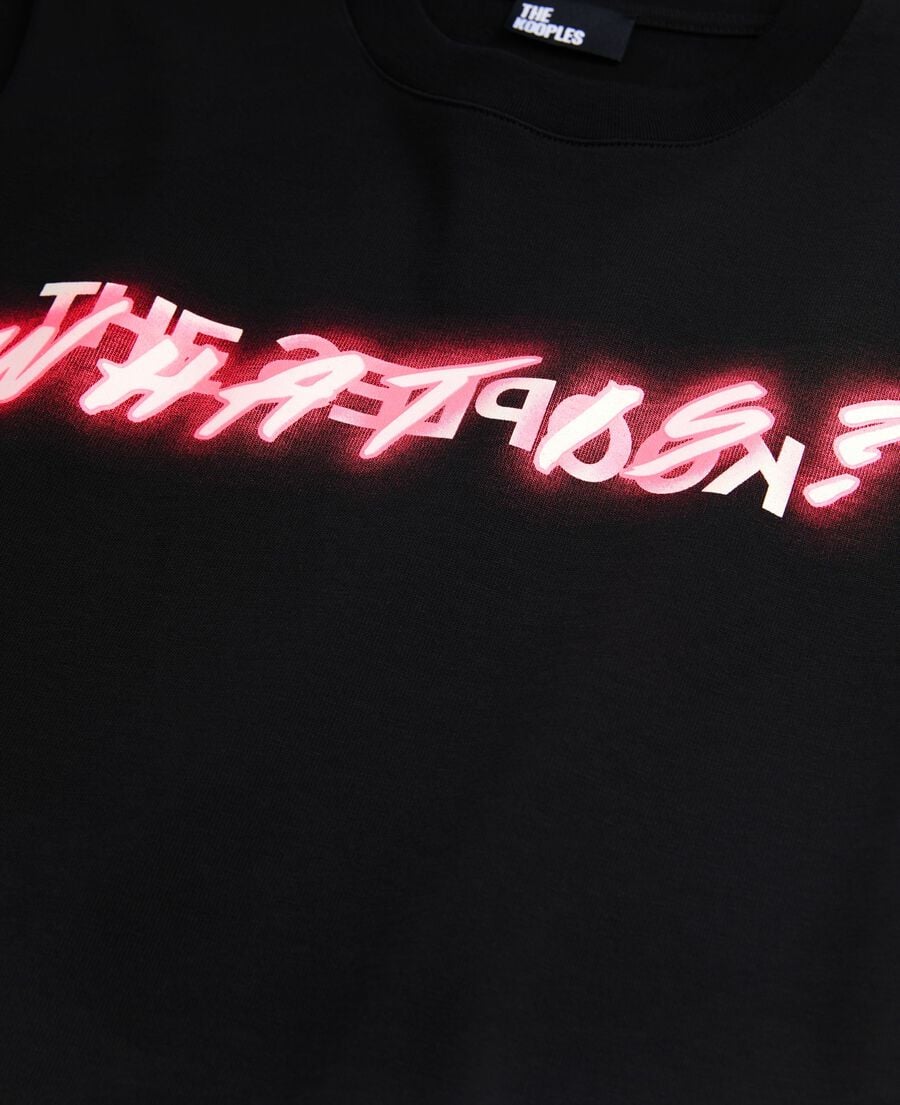 T-Shirt What Is Néon Noir - vue 2