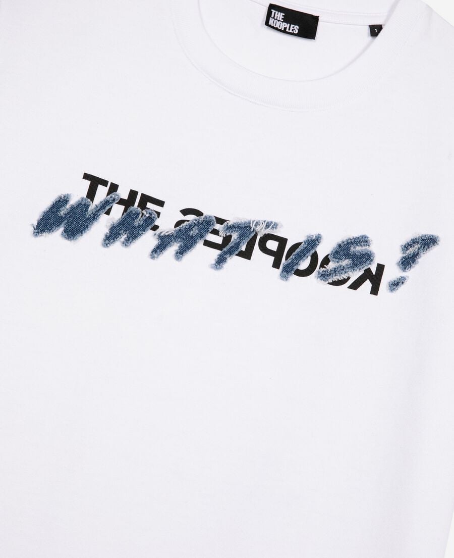 T-Shirt What Is Blanc - vue 2