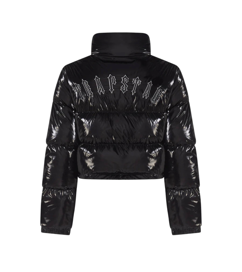 TRAPSTR Women’s Shiny Irongate Hooded Puffer Jacket