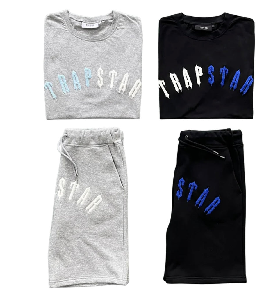 TRAPSTR Irongate Arch Chenille Shorts Set