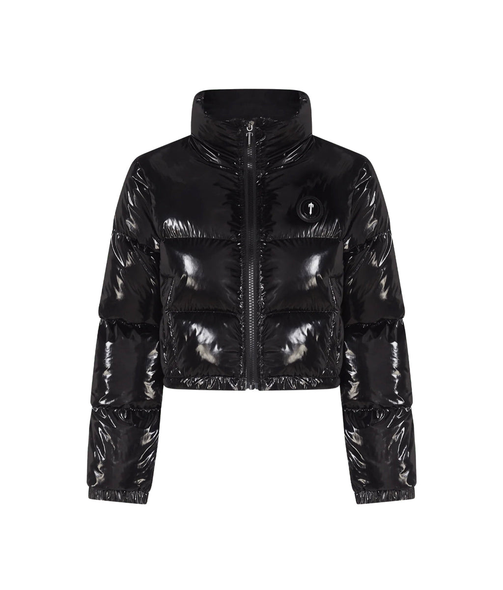 TRAPSTR Women’s Shiny Irongate Hooded Puffer Jacket