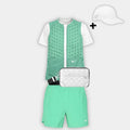 NK RUNNING Outfit Therma Fit Vert +Saccoche +  Casquette Offerte