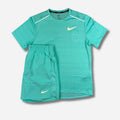 NK RUNNING Ensemble short/t-shirt running Bleu turquoise