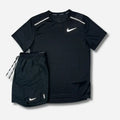 NK RUNNING Ensemble short/t-shirt running Noir