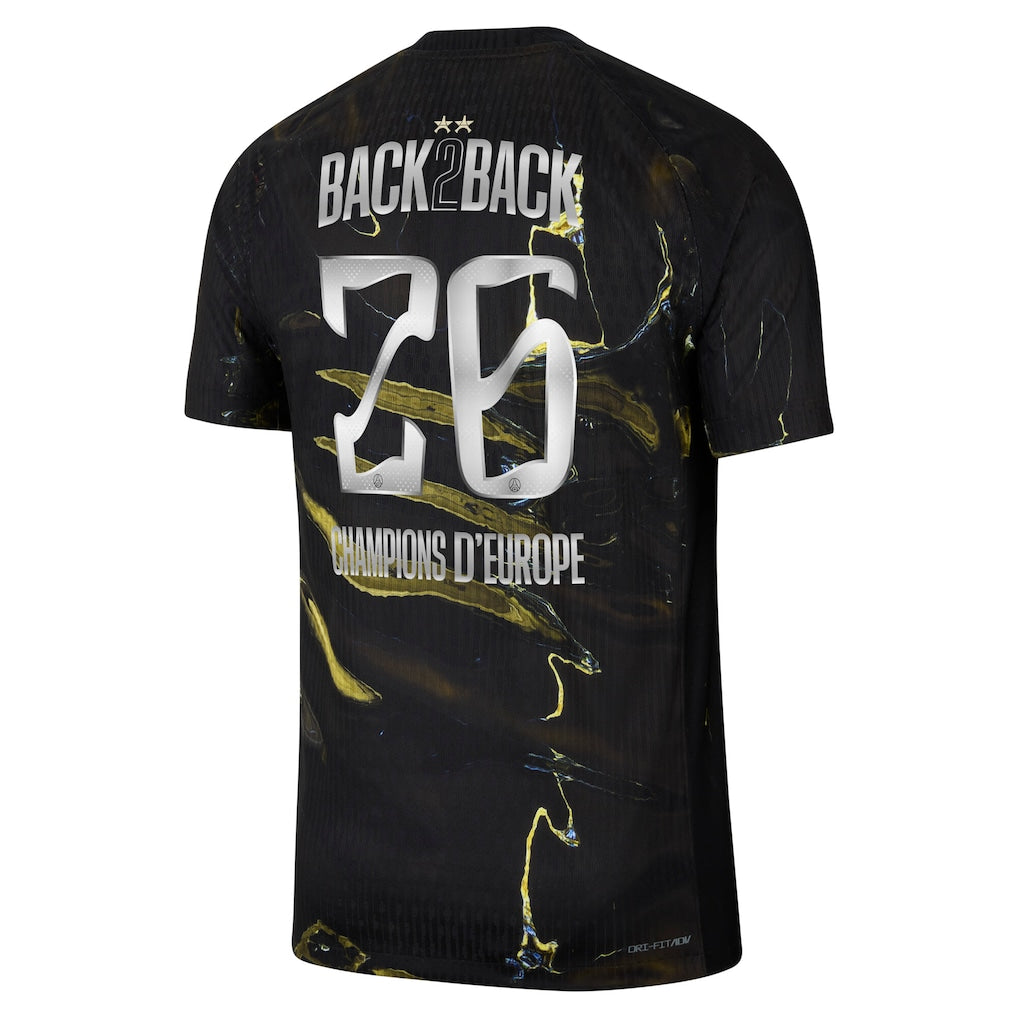 MAILLOT PSG NIGHT STADIUM BACK2BACK 26 AVEC LES 2 ÉTOILES ⭐️⭐️ - vue 1