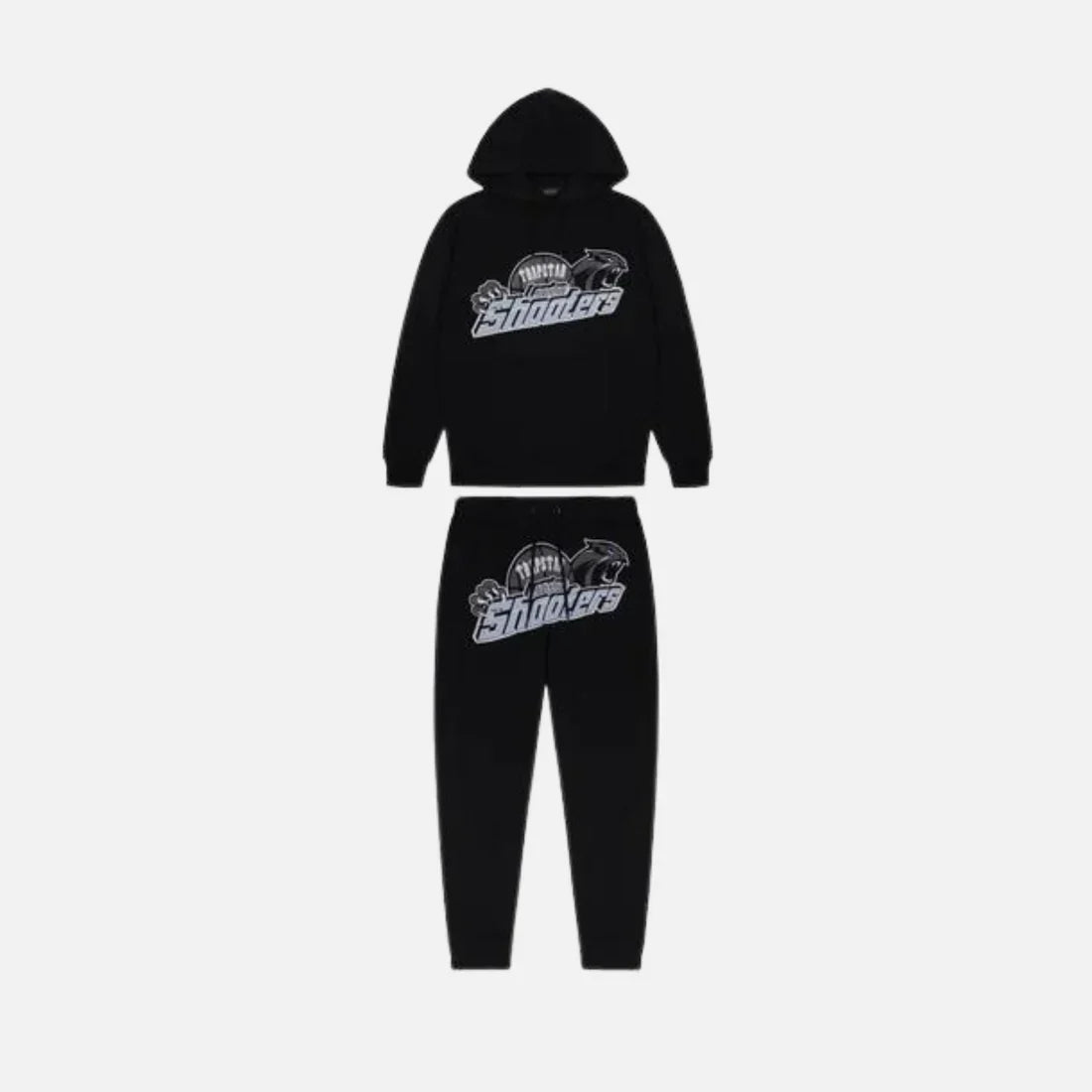TRAPSTR Shooters Tracksuit - Black/Blue