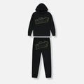 TRAPSTR Shooters Tracksuit - Black/Lime
