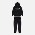 TRAPSTR Chenille Decoded Tracksuit - Black/Green