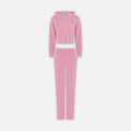 TRAPSTR Women’s Irongate Cropped Tracksuit - Pink
