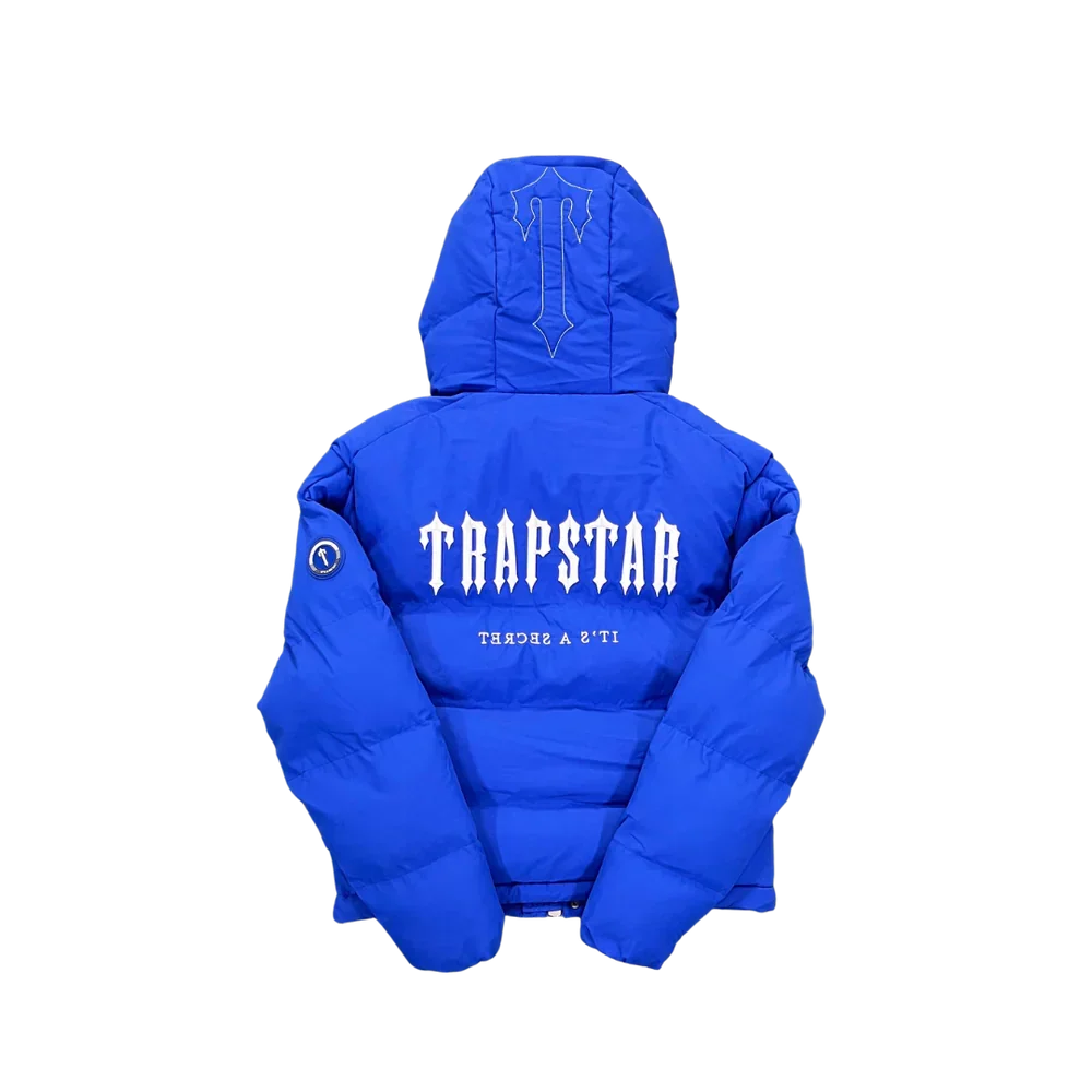 TRAPSTR Decoded Hooded Puffer Jacket 2.0 - Blue