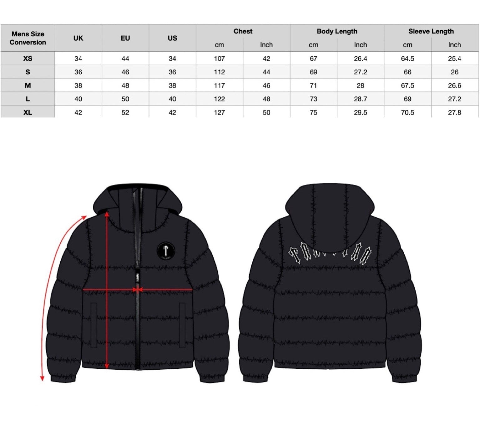 TRAPSTR Black Irongate Gilet