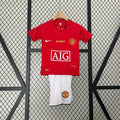 KIT ENFANT RÉTRO MANCHESTER UNITED 2008 - vue 1