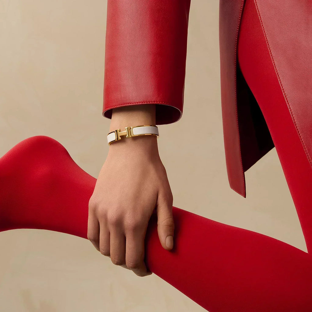 Hermès - Bracelet Clic H Crème
