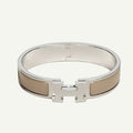Hermès -  Clic H Bracelet Marron Glacé