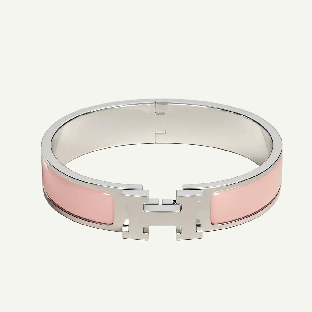 Hermès -  Clic H Bracelet Rose Candeur