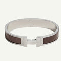 Hermès - Bracelet Clic HH Cacao Mat
