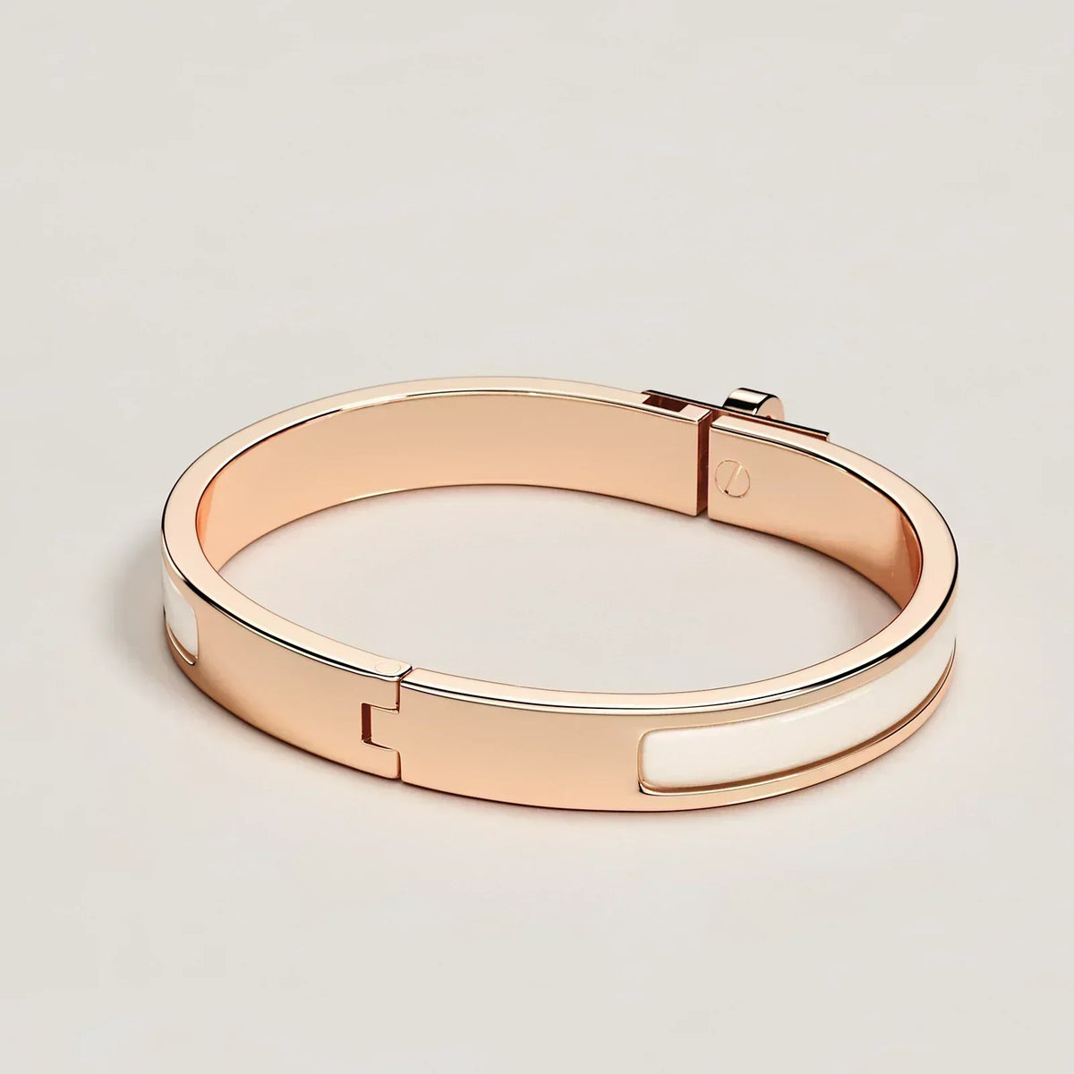 Hermès - Bracelet Mini Clic Kelly Crème