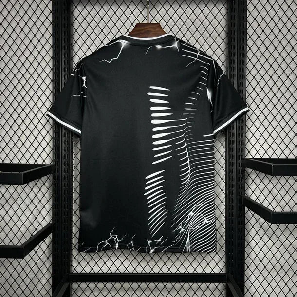 Maillot Real Madrid Noir & Gris Panther 2024/25 - vue 2