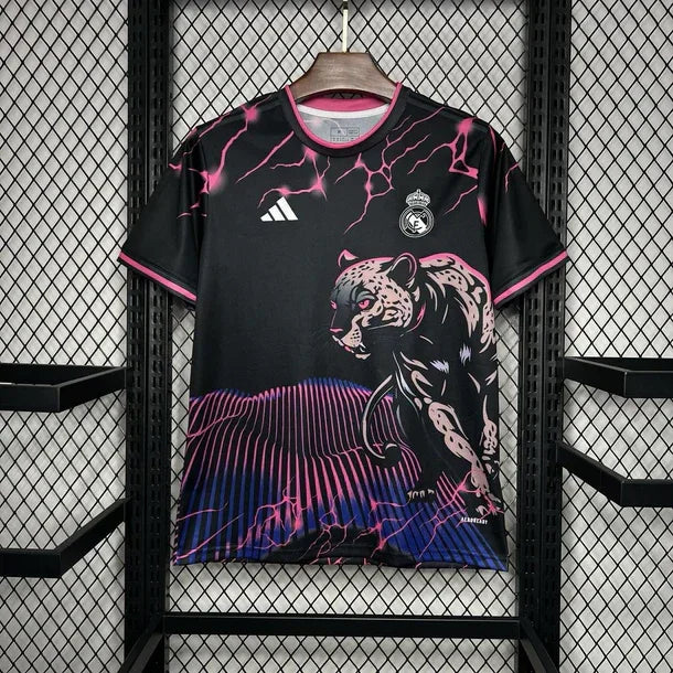 Maillot Real Madrid Noir Rose Panther 2024/25 - vue 1