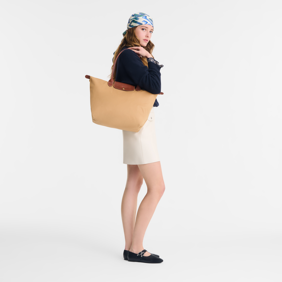 Sac Cabas L Le Pliage Original - Marine