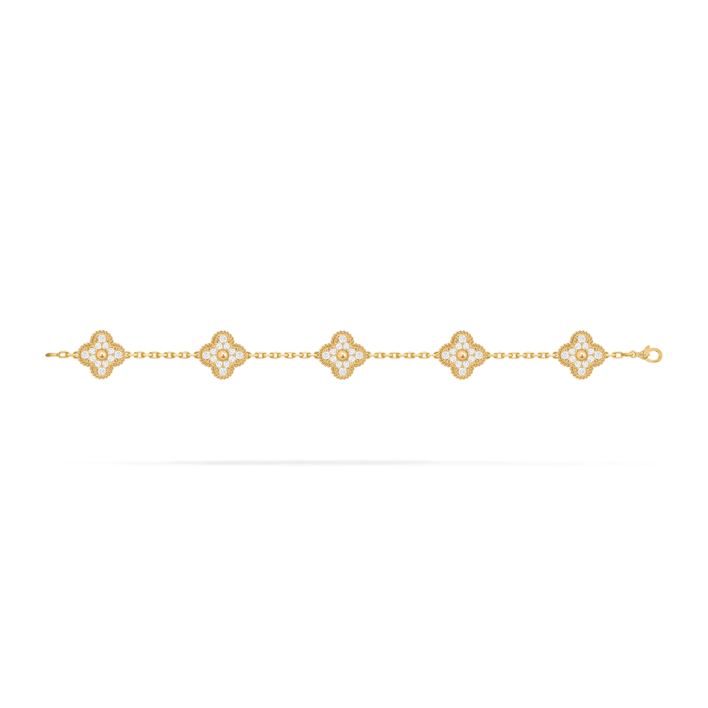 Van Cleef - Vintage Alhambra 5 motifs Diamant
