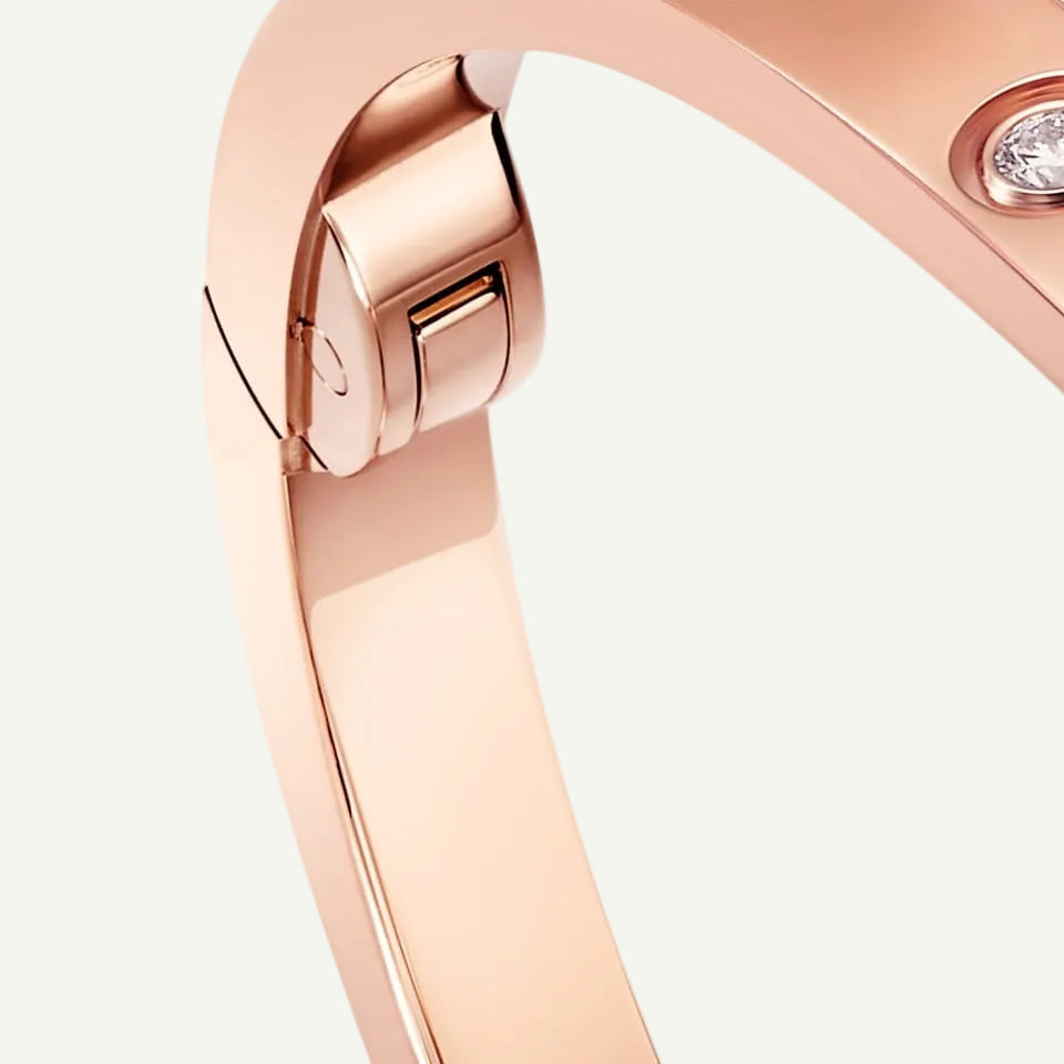 Cartier - Bracelet Love, 10 diamants Or Rose