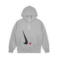 Comme des Garcons PLAY x Nike Hoodie Grey