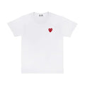 Comme des Garçons Play T-Shirt Red Heart Emblem White