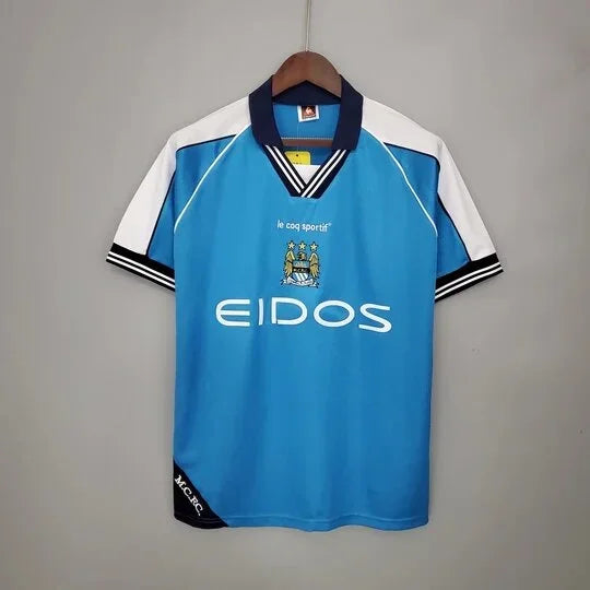 Manchester City Maillot Rétro 99/01 - vue 1