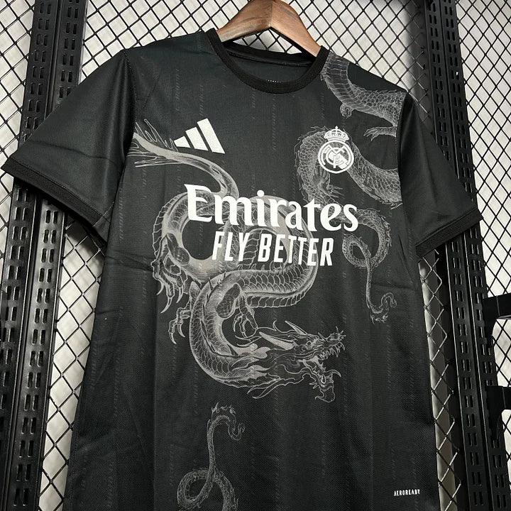 Maillot Real Madrid foot 2024 2025 Noir - vue 3