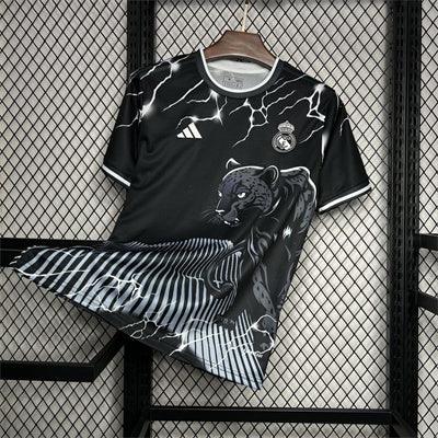 Maillot Real Madrid Noir & Gris Panther 2024/25 - vue 3
