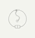 Dior - Bracelet Petit CD Argentée