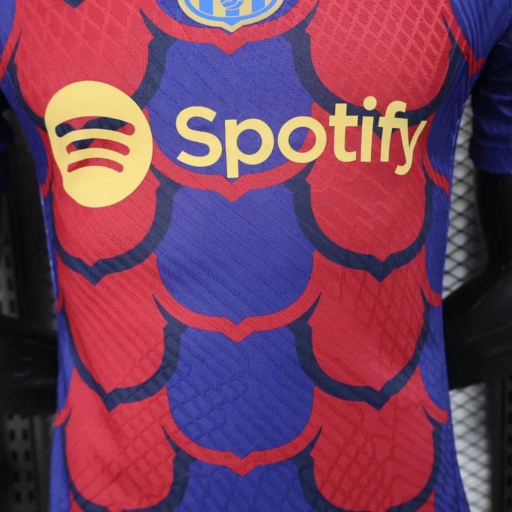 Maillot foot FC Barcelone 2024 2025 Pre-Match - vue 3