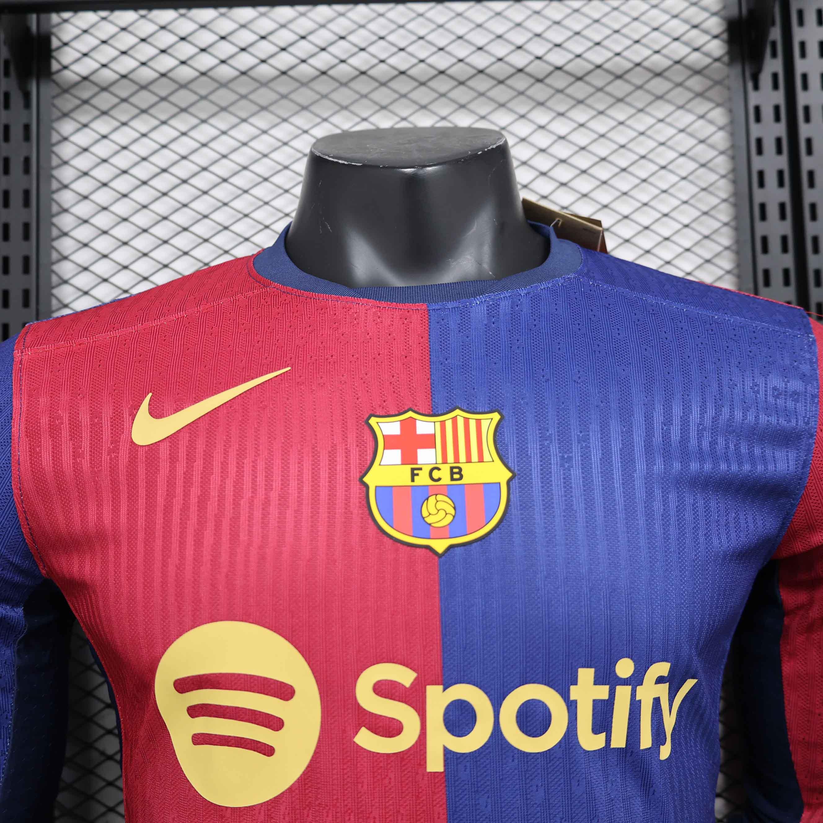 Maillot 24-25 Barcelone Manche Longue v2 - vue 2