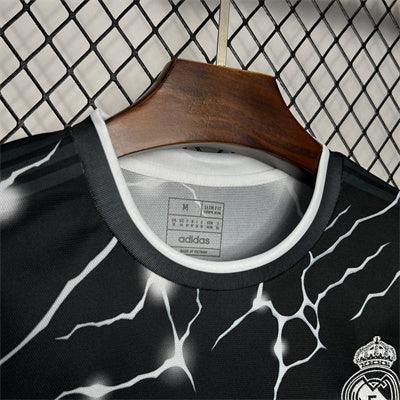 Maillot Real Madrid Noir & Gris Panther 2024/25 - vue 4